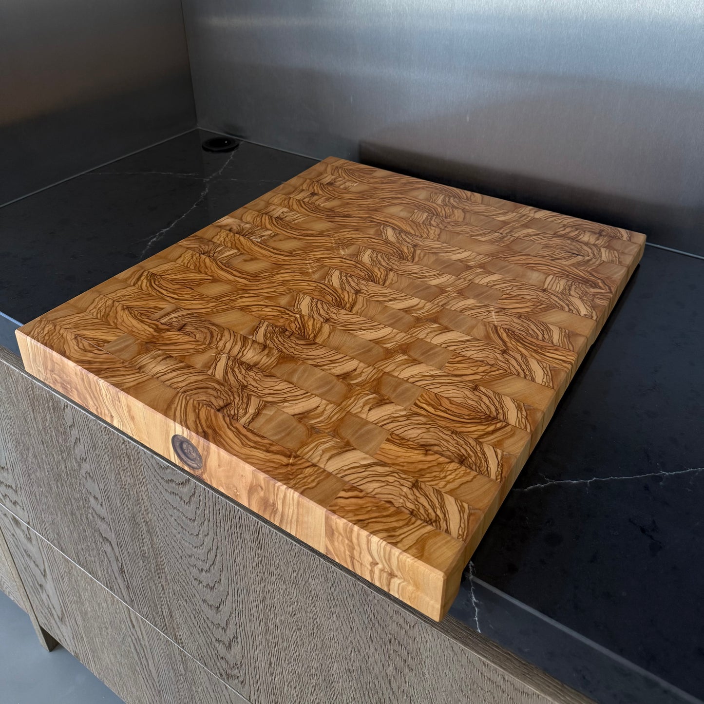 Custom olive butcher block