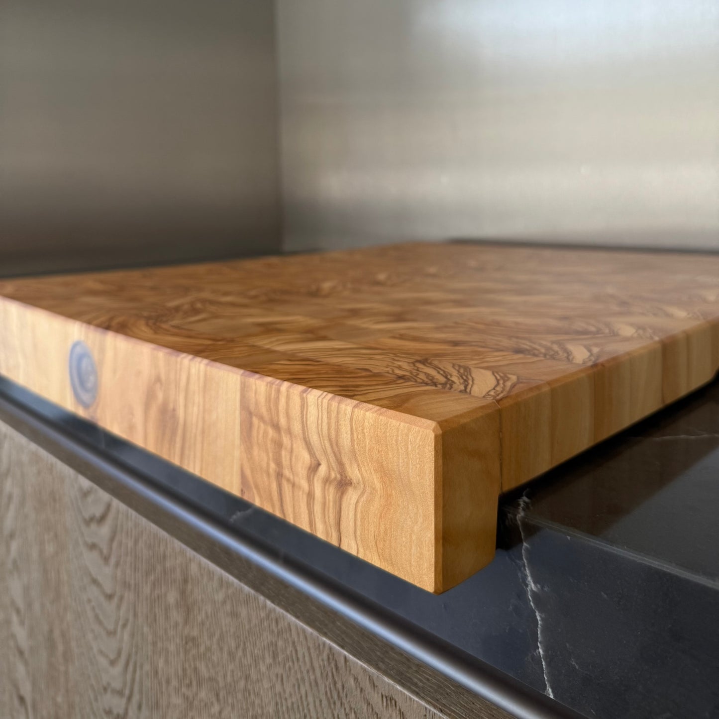 Custom olive butcher block