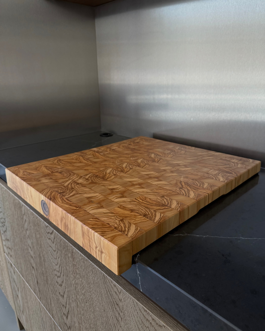 Custom olive butcher block