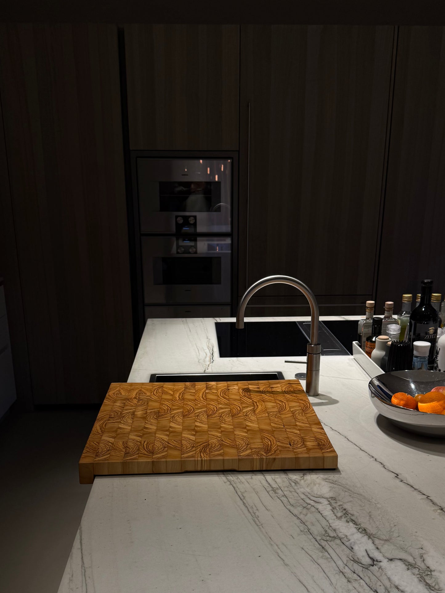 Custom olive butcher block