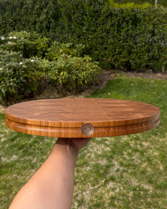 oval butcher block