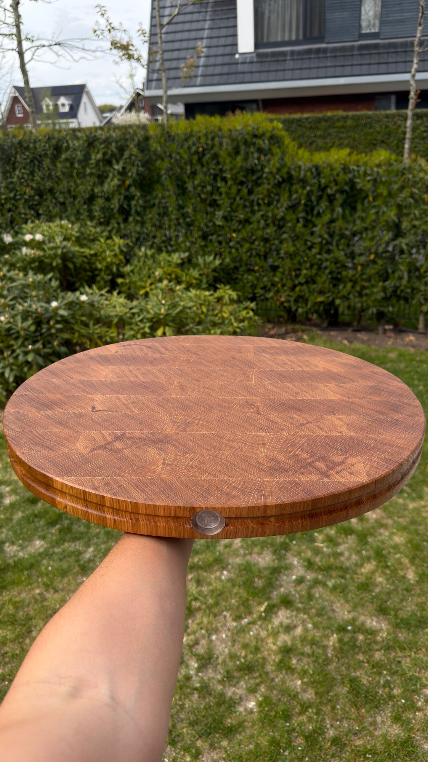 oval butcher block
